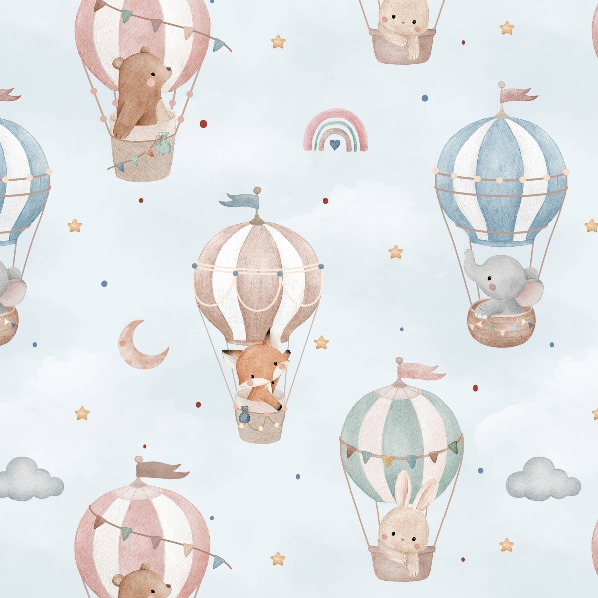 Jersey (Bio) Heißluftballon mit Tieren - Eigenproduktion