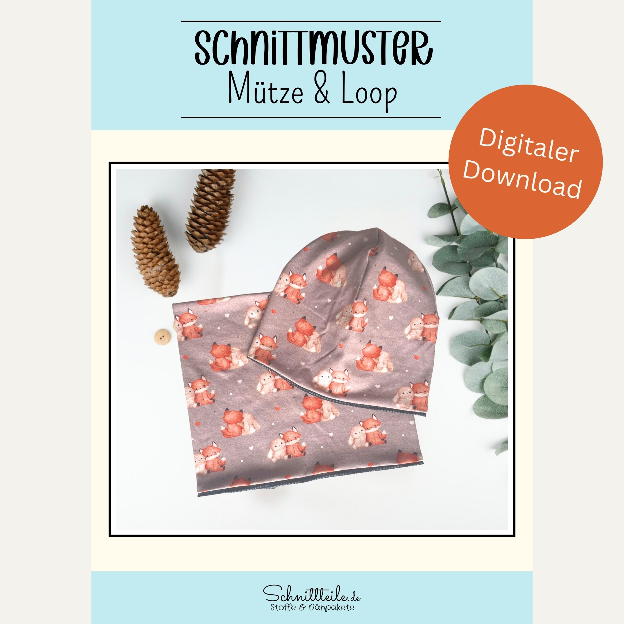 Schnittmuster Mütze und Loop eBook