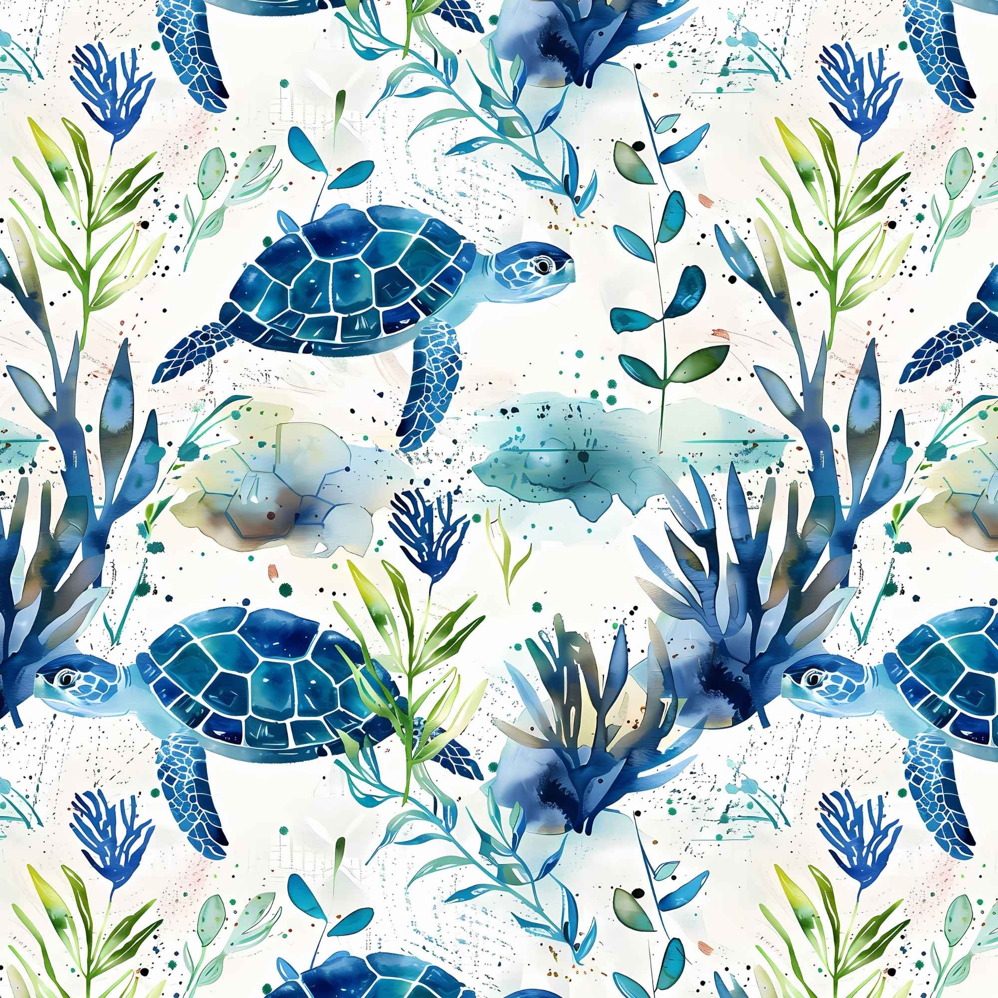 Jersey (Bio) Turtle blau - Eigenproduktion