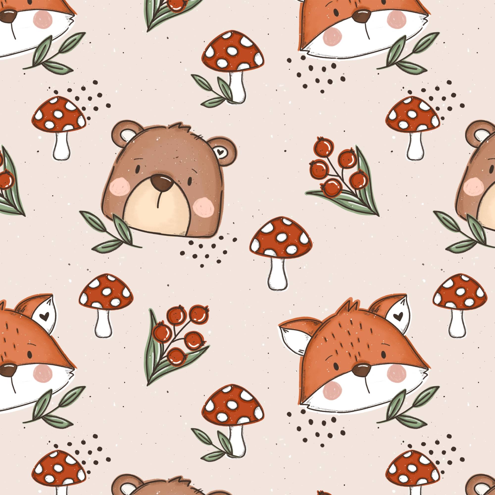 Jersey (Bio) Fuchs und Bär - Eigenproduktion